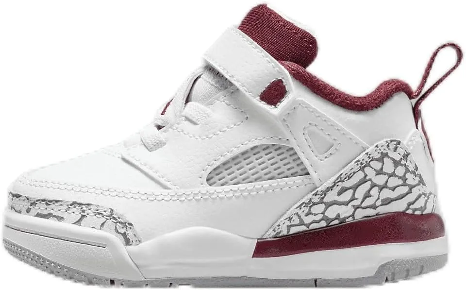 Jordan Spizike Low Baby/Toddler Shoes (FQ3952-106, White/Wolf Grey/Anthracite/Team Red) Size 10