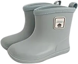 Kids Baby Easy On Rain Shoes Boots for Toddler Short Rain Boots Lightweight Rainy Day Shoes Rain Boots
