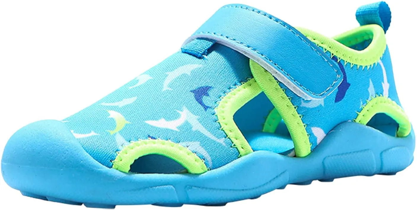 Kids Boys' Shoes Girls' Sandals Closed-Toed Shoes Beach Baby Water Sandals Baby Shoes 7m Toddler (Sky Blue, 1-2 Years)
