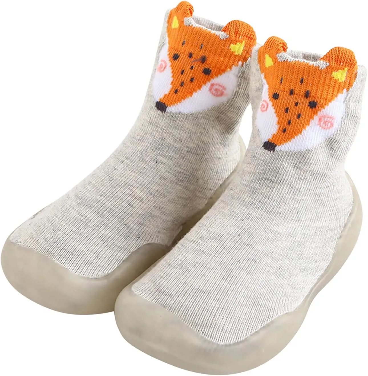 Kids Slippers Boys with Strap Toddler Baby Boys Girls Solid Warm Knit Soft Sole Rubber Boys Size 4 Slippers