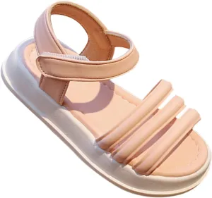 Kids Soft Shoes Girls' Sandals Summer Soft Sole Korean Edition Children Sandals One Line Female Baby Princess