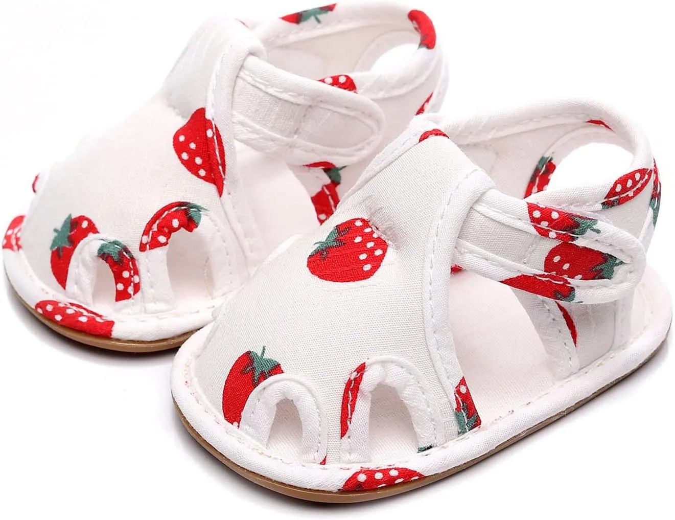 Leather Baby Slippers Infant Toddler Shoes Soft Sole Non Slip Toddler Floor Shoes Fruit Baby Size 2 Shoes Girls