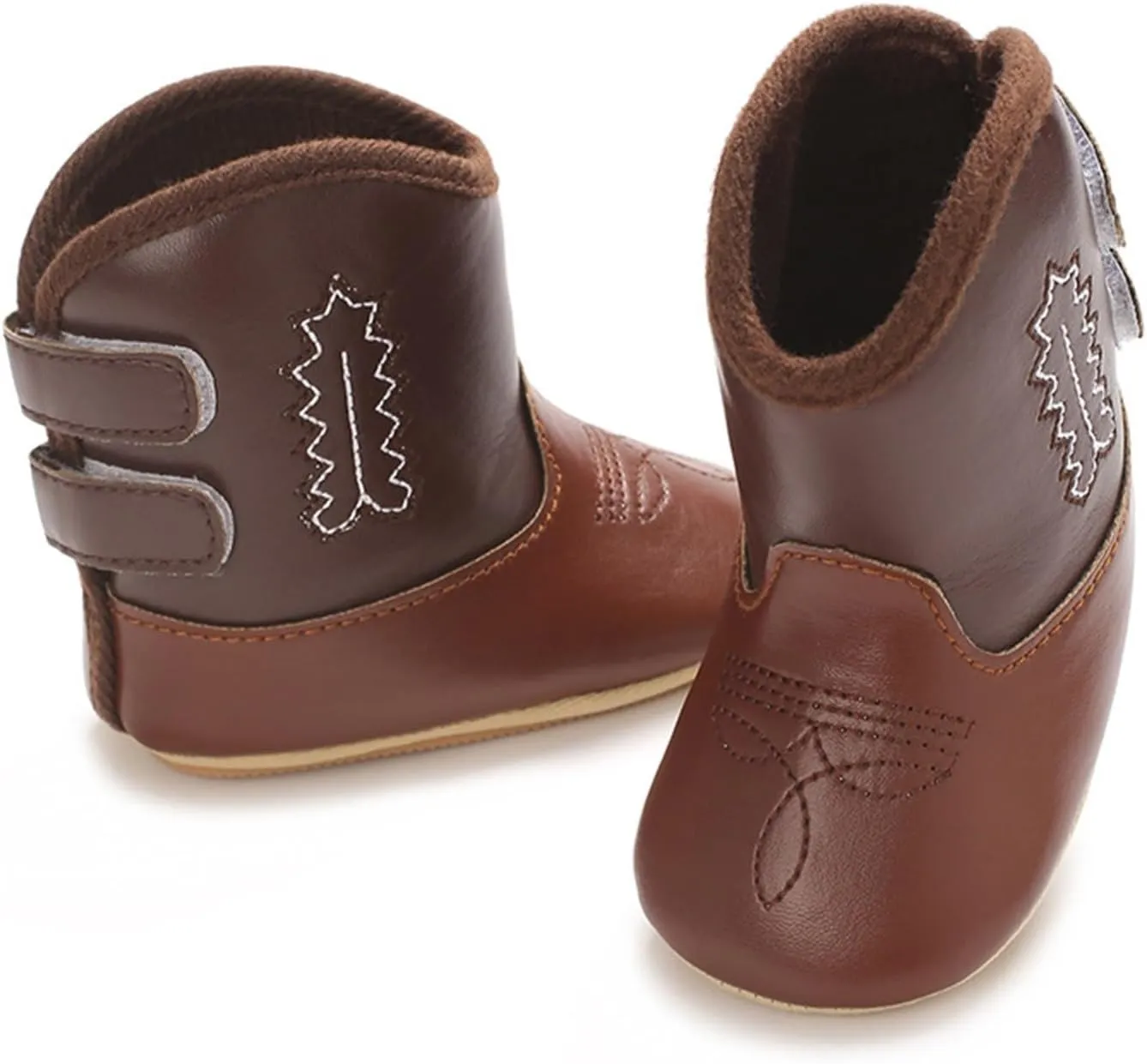 Leather Western Boots Cowboy Bootie Soft Sole Non Slip Shoes for Baby Infant Toddler Girls 9 Month Old Baby Girl Shoes