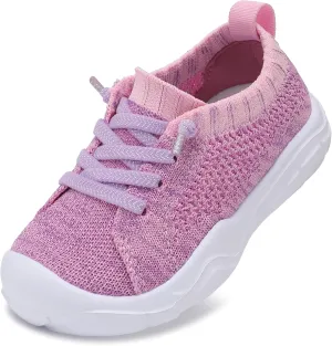 LeIsfIt Toddler Shoes Boys Girls Barefoot Shoes Kids Breathable Sneakers Tennis Shoes Slip on Shoes