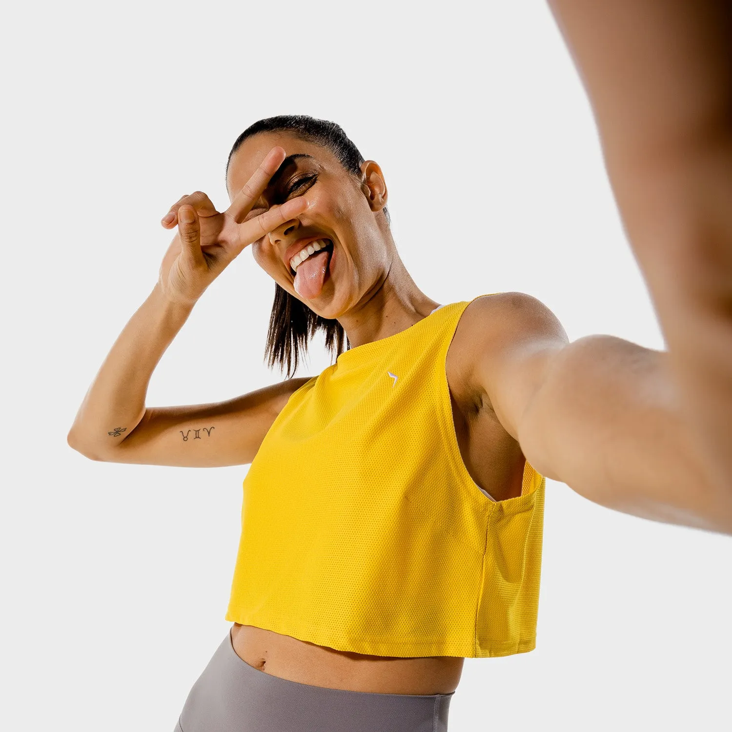 Limitless Crop Top - Yellow