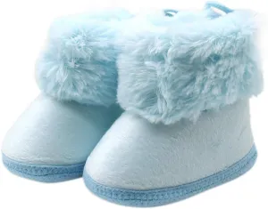 Little Boys Shoes Toddler Newborn Baby Soild Wool Boots Soft Sole Snow Prewalker Warm Shoes Every Step Shoes