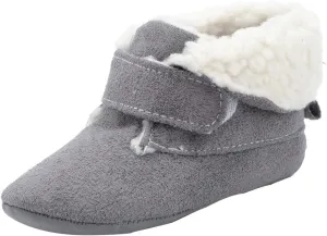 Little Boys Windproof Shoes Infant Toddler Shoes Soft Sole Winter Solid Color Non Slip Warm Plus Velvet Boots