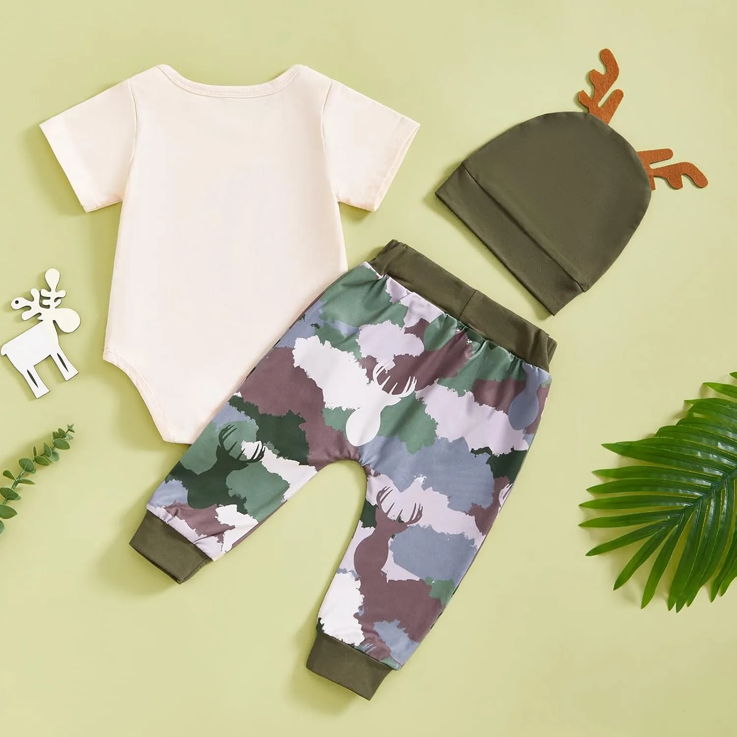 MAYUMMPY Daddys/Mother's Boy Girl Summer Outfits Short Sleeve Letter/Crawfish Romper Pants Set Infant Buddy Clothes