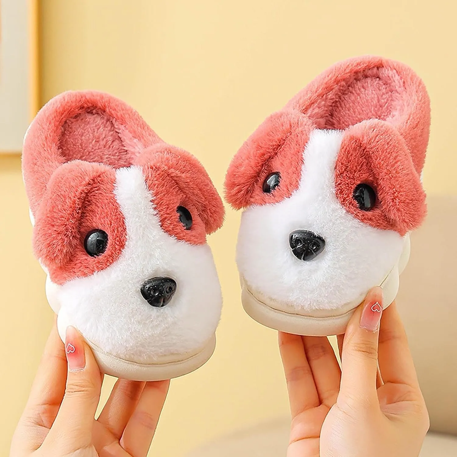 Memory Foam Plush Children Boys Girls Winter Slippers Anti Slip Indoor Shoes Big Kids Size 3 Sandals for Baby Girls