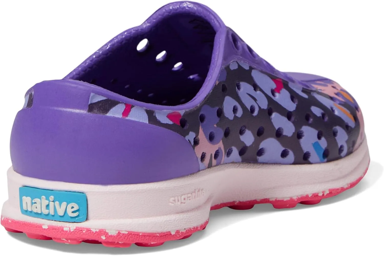 Native Shoes Kids Unisex Robbie Sugarlite Print Kids Slip-On Shoes (Little Kid)  Perforated  Synthetic Upper