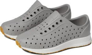 Native Shoes Kids Unisex Robbie - Toddler Shoes - Synthetic Upper - Slip On Closure - Pigeon Grey/Shell White/Mash Speckle Rubber - Size 7 Toddler M