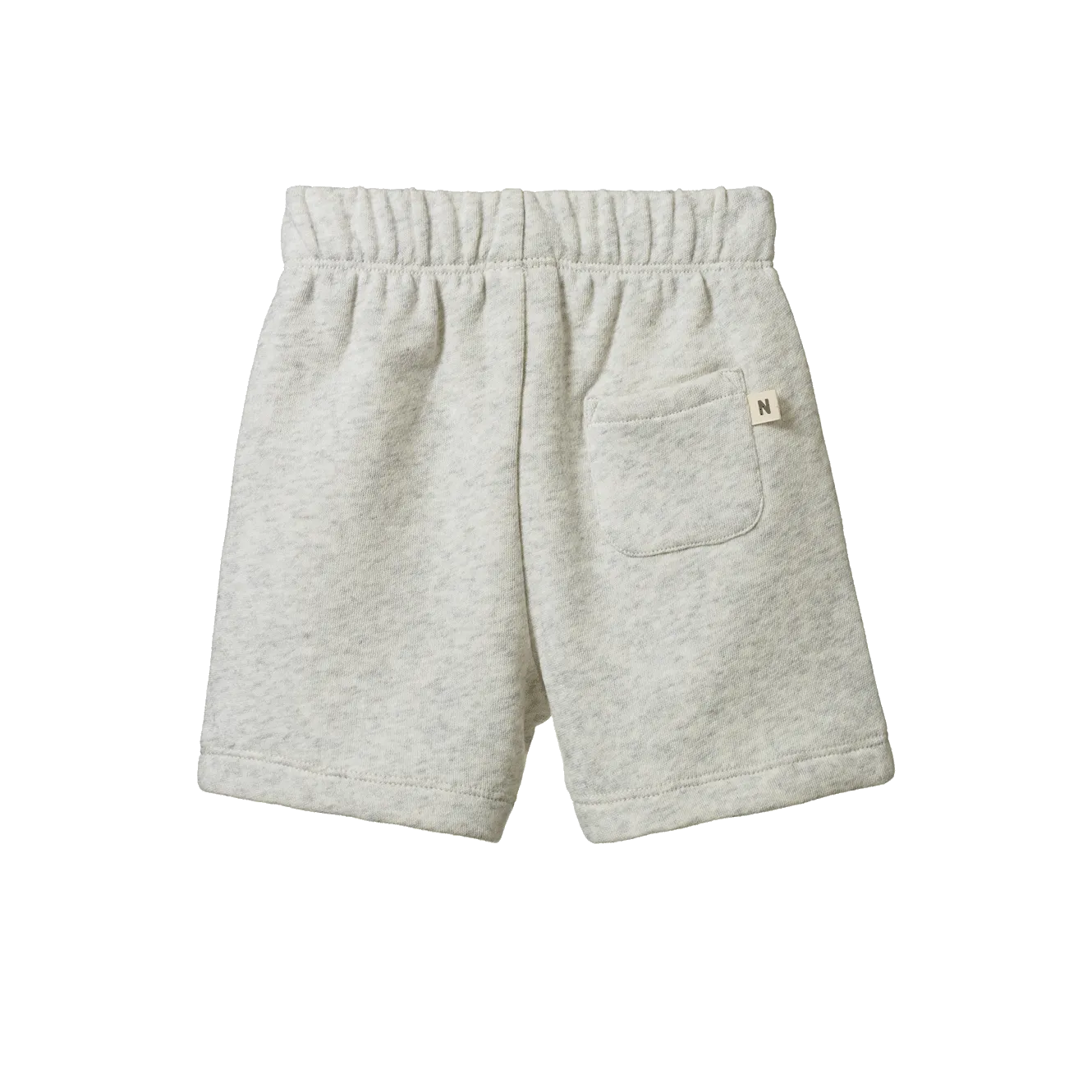 NATURE BABY JIMMY SHORTS SWEATSHIRT KNIT LIGHT GREY