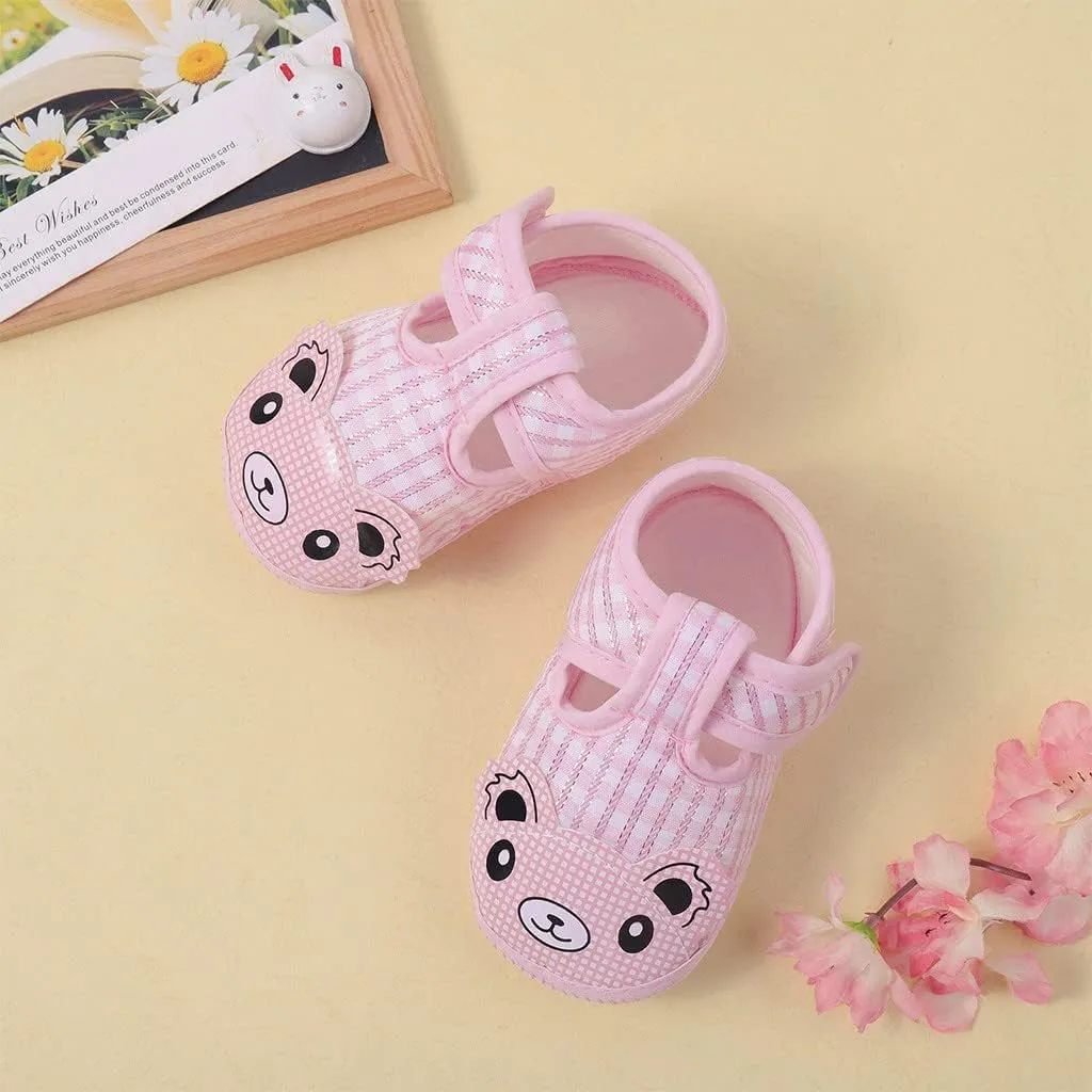 Newborn Baby Girls Cartoon Prewalker Soft Sole Sandals Single Shoes Toddler Boy Running Shoes