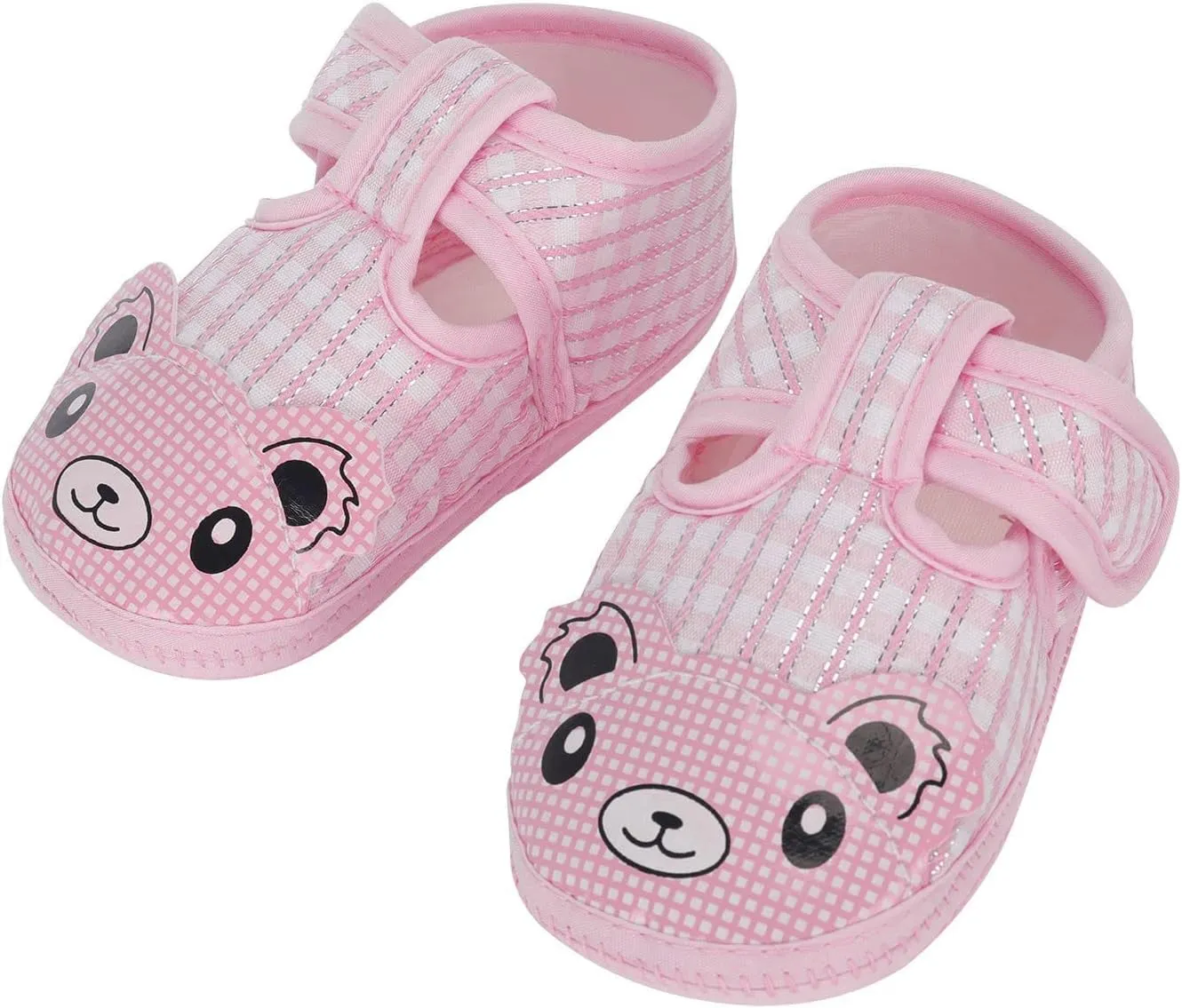 Newborn Baby Girls Cartoon Prewalker Soft Sole Sandals Single Shoes Toddler Boy Running Shoes