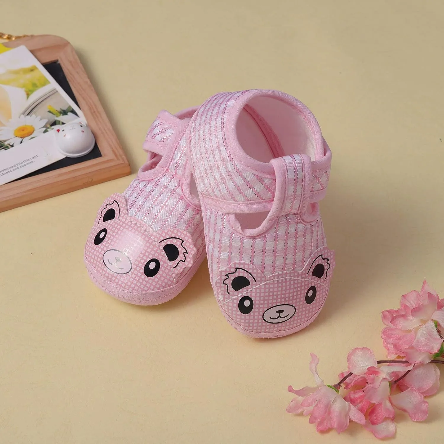 Newborn Baby Girls Cartoon Prewalker Soft Sole Sandals Single Shoes Toddler Boy Running Shoes