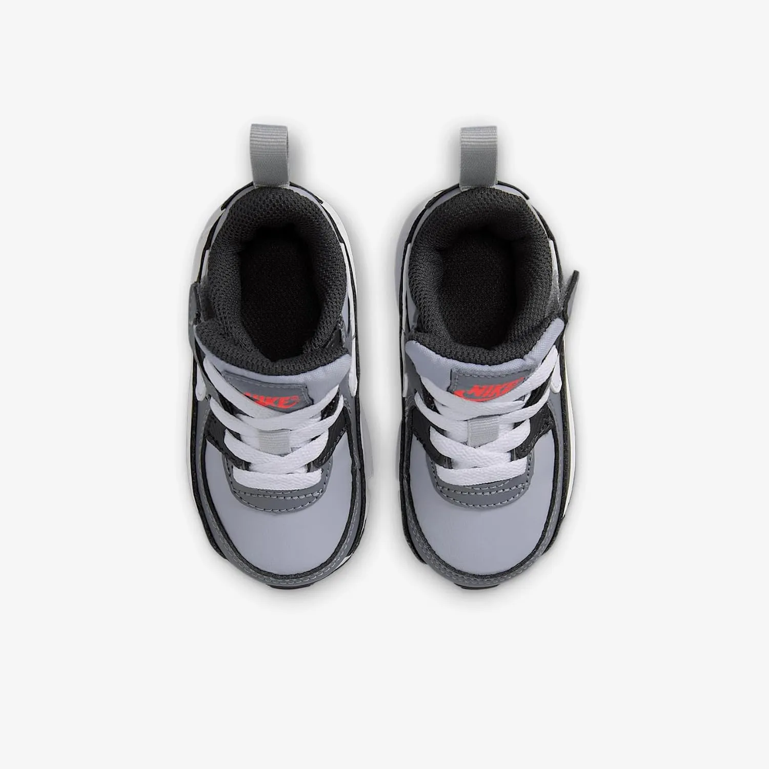 Nike Air Max 90 EasyOn Baby/Toddler Shoes (HF6359-007, Wolf Grey/Cool Grey/Anthracite/White)