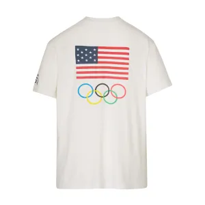OLYMPIC CAPSULE JERSEY T-SHIRT | WHITE