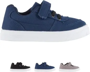 Oomphies Ethan Boys Low-Top Sneakers  Canvas Upper, Hook & Loop Closure, Cushioned Footbed & Durable Rubber Sole
