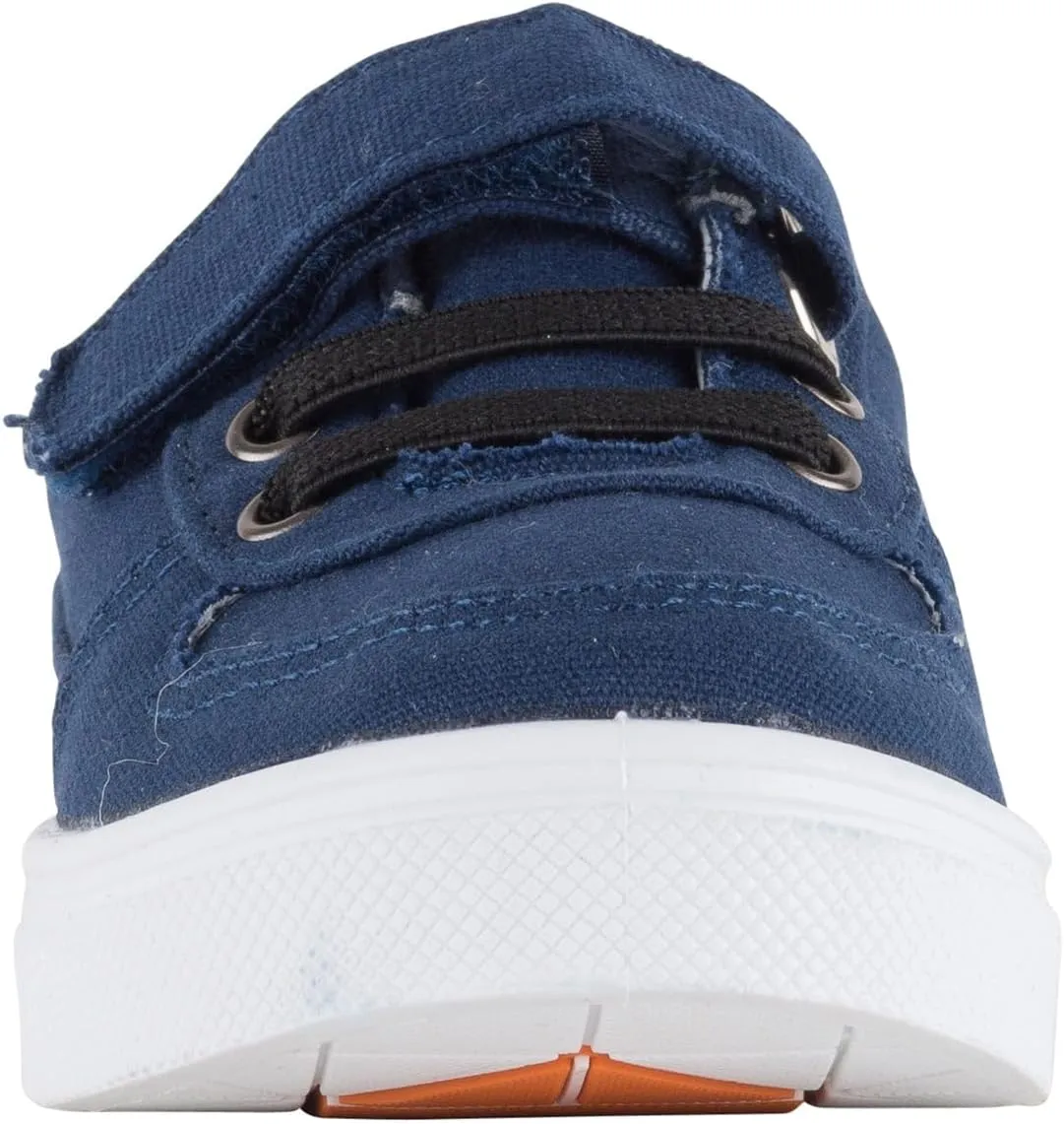 Oomphies Ethan Boys Low-Top Sneakers  Canvas Upper, Hook & Loop Closure, Cushioned Footbed & Durable Rubber Sole