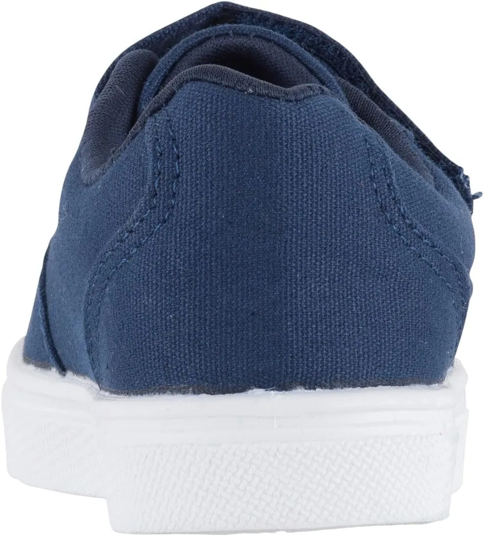 Oomphies Ethan Boys Low-Top Sneakers  Canvas Upper, Hook & Loop Closure, Cushioned Footbed & Durable Rubber Sole