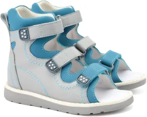 Orthopedic Corrective Sandals for Kids,Children Summer High Top Shoes for Girls and Boys with Arch and Ankle Support,Anti-slip Flat Soles