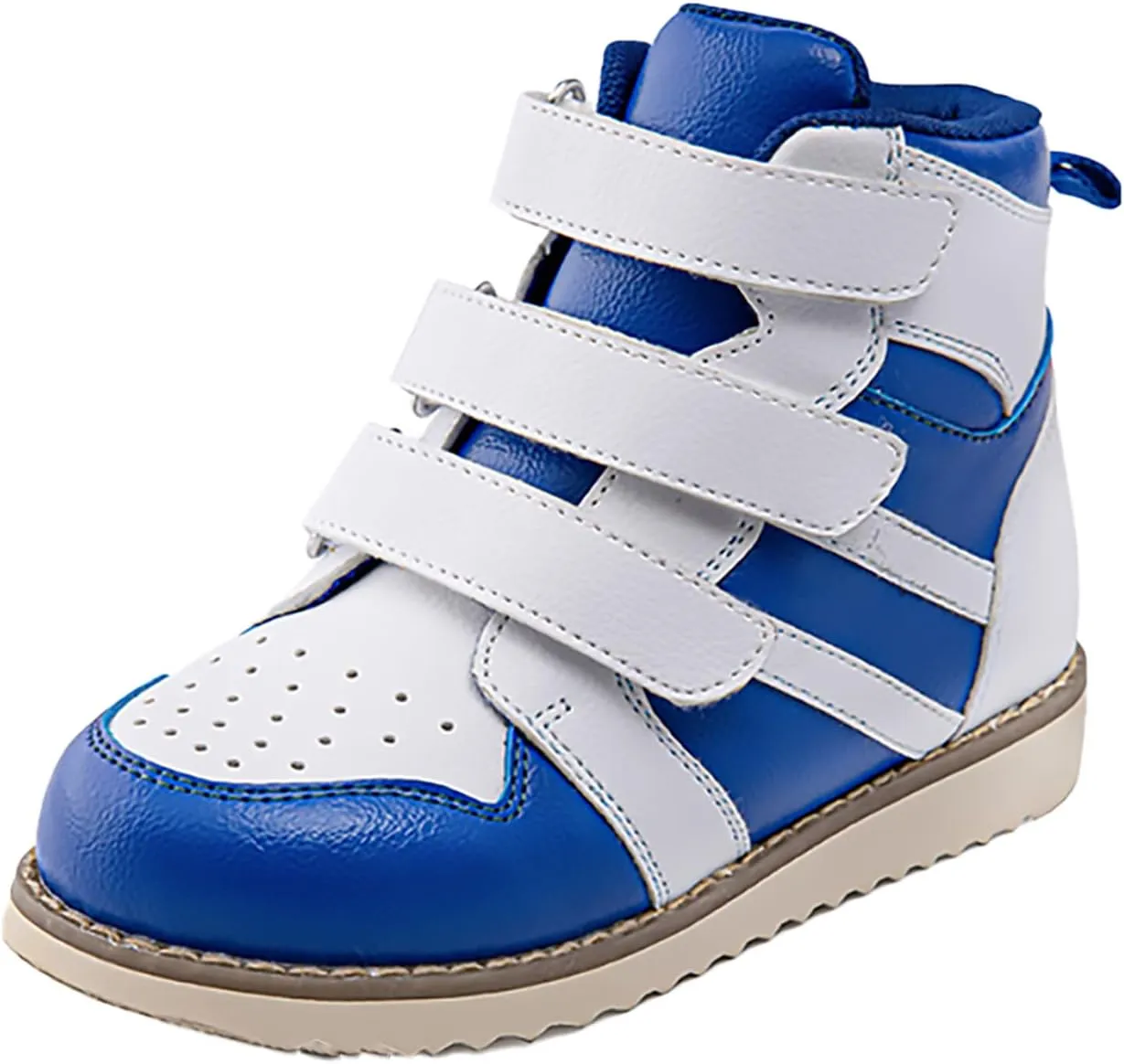 Orthopedic Shoes for Kids and Toddlers,High Back Corrective Sneakers with Ankle and Arch Support for Boys and Girls Flat Foot