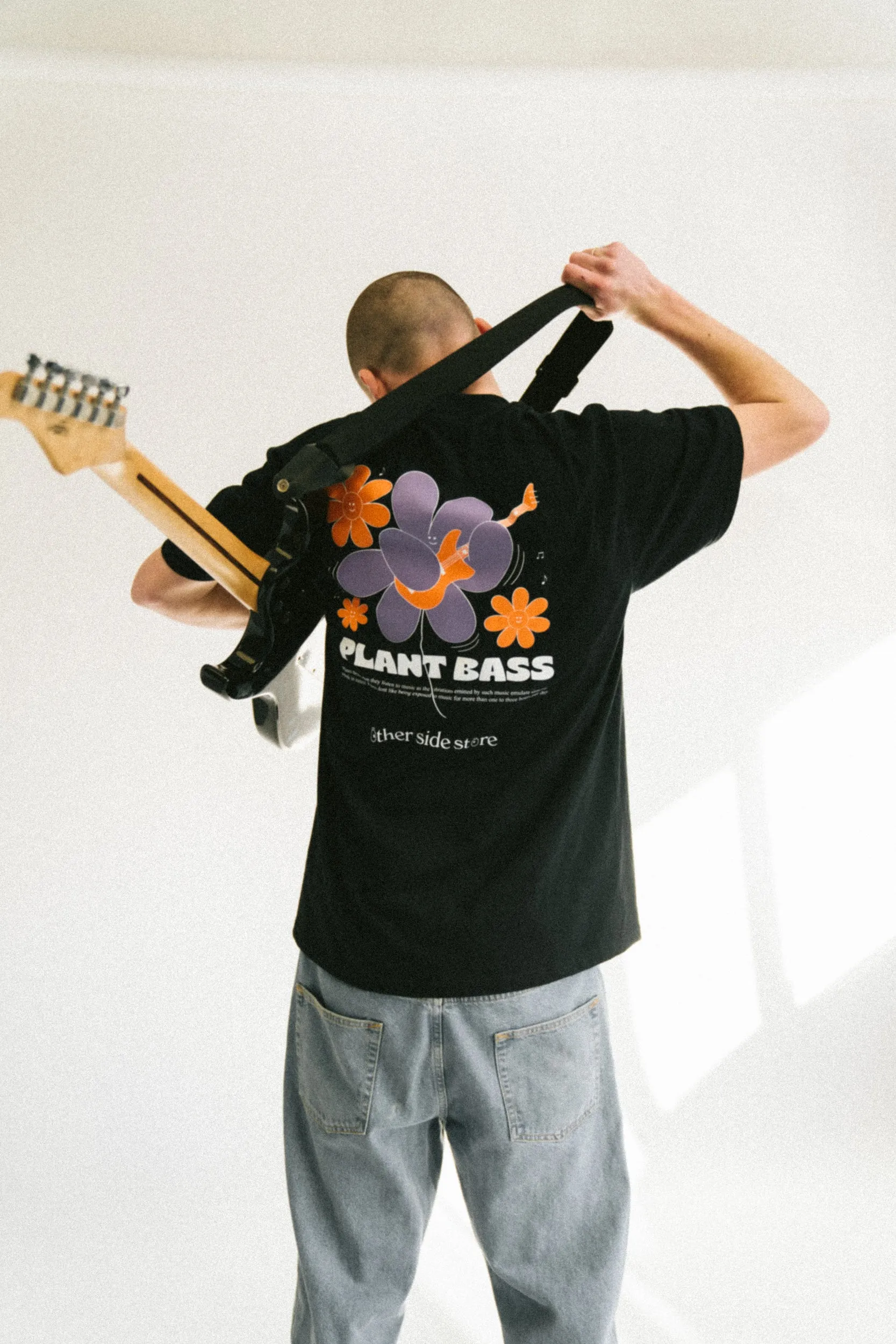 Other Side Store 'Plant Bass' Tee - Black