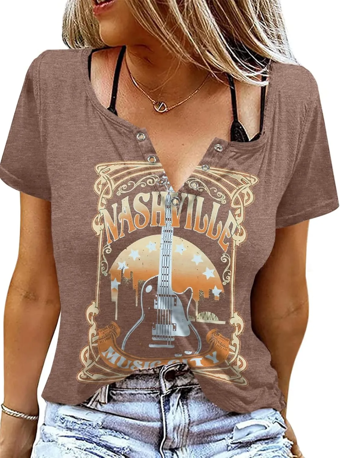 Plus Size Smooth As Tennessee Whiskey Shirt Women Ring Hole Sleeveless Sexy V-Neck Country Music Tank Top Tshirt