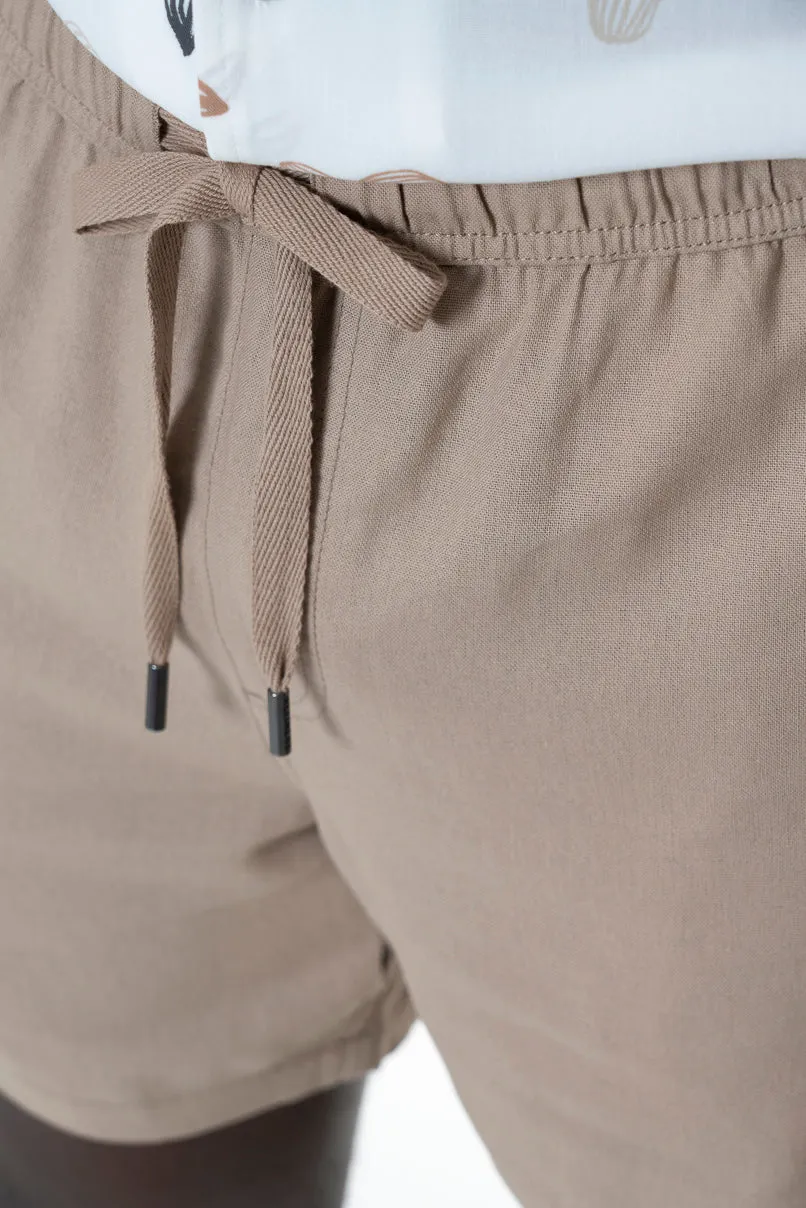 Pull On Shorts _ 151871 _ Biscuit