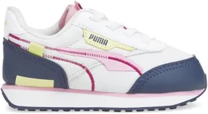 PUMA Baby Girl's Future Rider Twofold AC (Toddler) Puma White/Dark Denim/Prism Pink 5 Toddler M