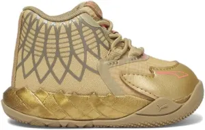 Puma Infant Boys Mb.01 Golden Child Slip On Sneakers Shoes - Gold - Size 4 M, 39571701