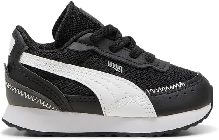 PUMA Infant Boys Road Rider Leather Ac Slip On Sneakers Shoes Casual - Black - Size 6 M
