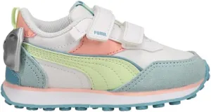 PUMA Toddler Girls Rider Fv Bow Slip On Sneakers Shoes Casual - Blue, White - Size 7 M