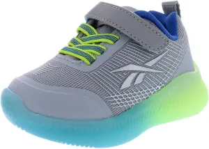 Reebok Fire Infant/Toddler Shoes Size 4, Color: Grey/Multicolor