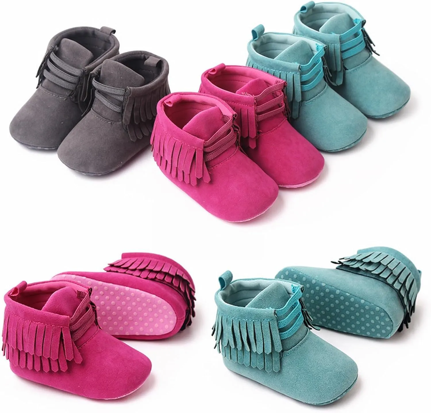 Riding Boots Size 1 Boots Soft Sole Warm Winter Booties Anti Slip Toddler Newborn Shoes