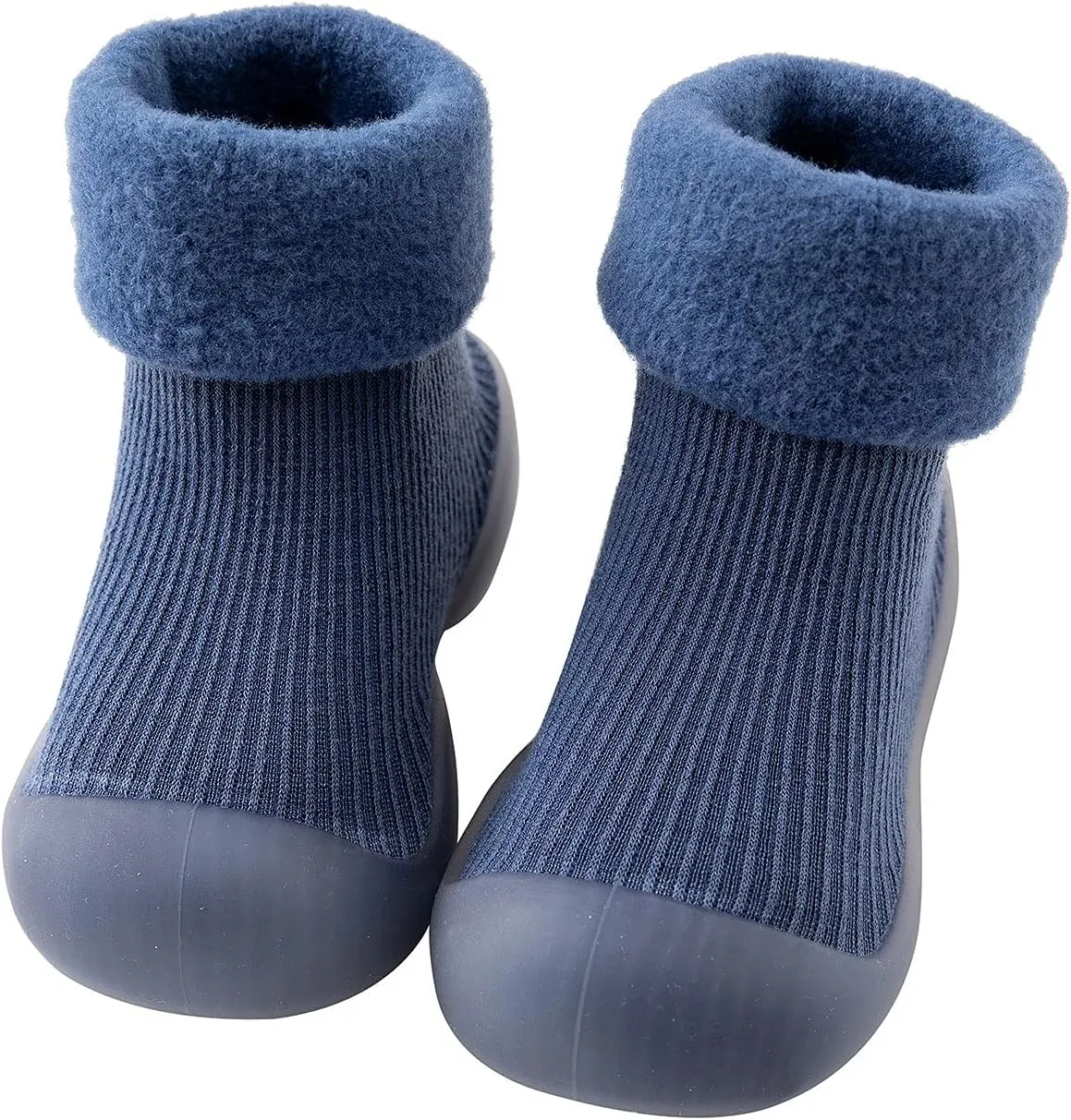 Robe And Slippers Boys Kids Toddler Baby Boys Girls Solid Warm Knit Soft Sole Rubber Summer Slippers for Toddler Boys