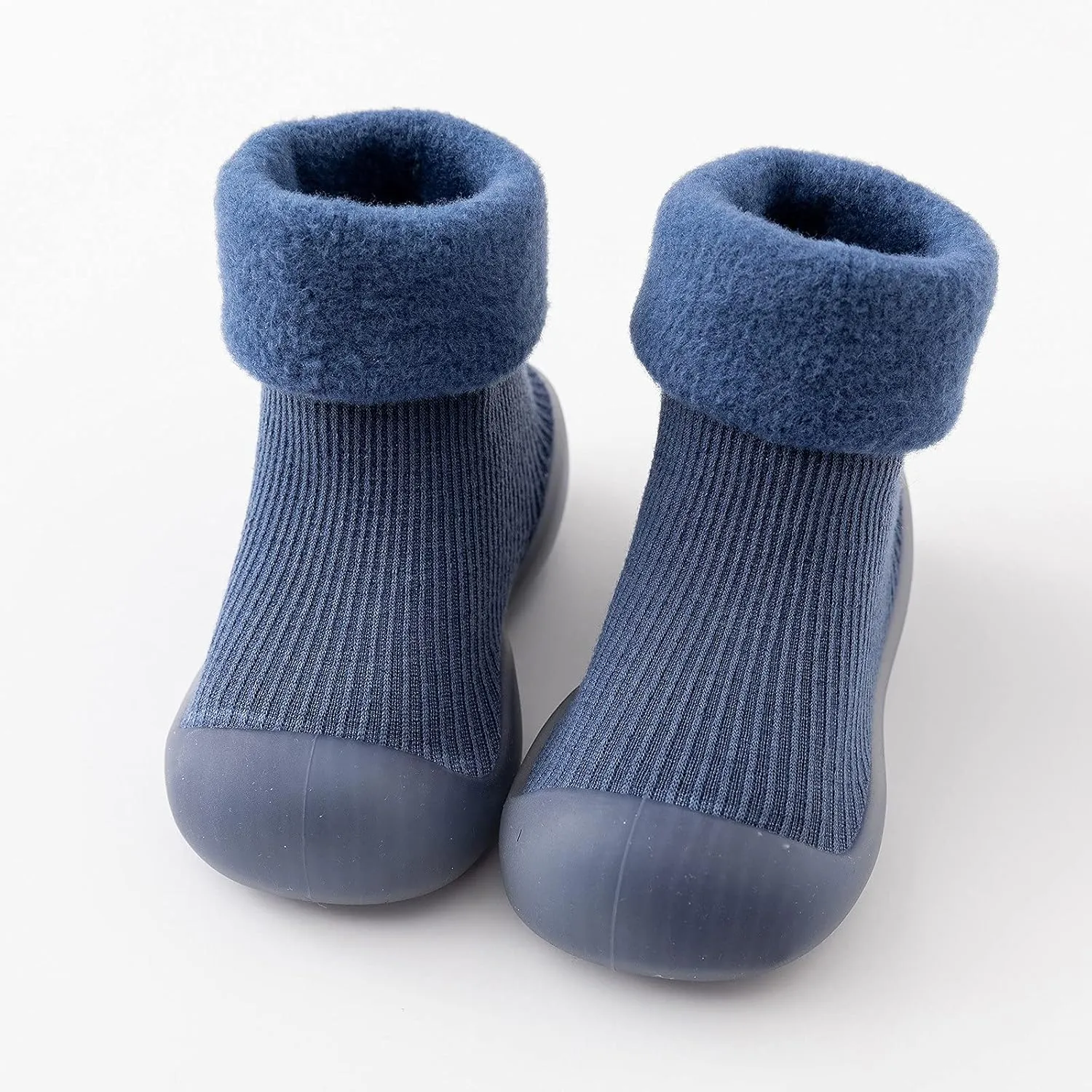 Robe And Slippers Boys Kids Toddler Baby Boys Girls Solid Warm Knit Soft Sole Rubber Summer Slippers for Toddler Boys