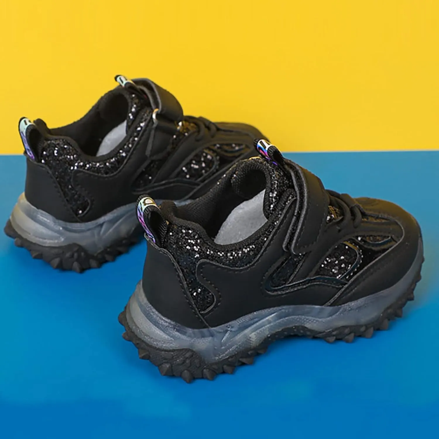 Running Shoes Toddler Boy Girl Led Luminous Fashion Sneakers Little Kids Solid Breathable Non-Slip Sport Shoes