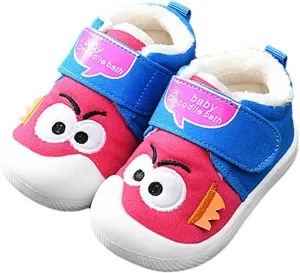 Saucy Boys Shoes Toddler Baby Boy Girl Sneakers Fall and Winter Soft Sole Non Slip Padded Cotton Shoes Kids Shoes
