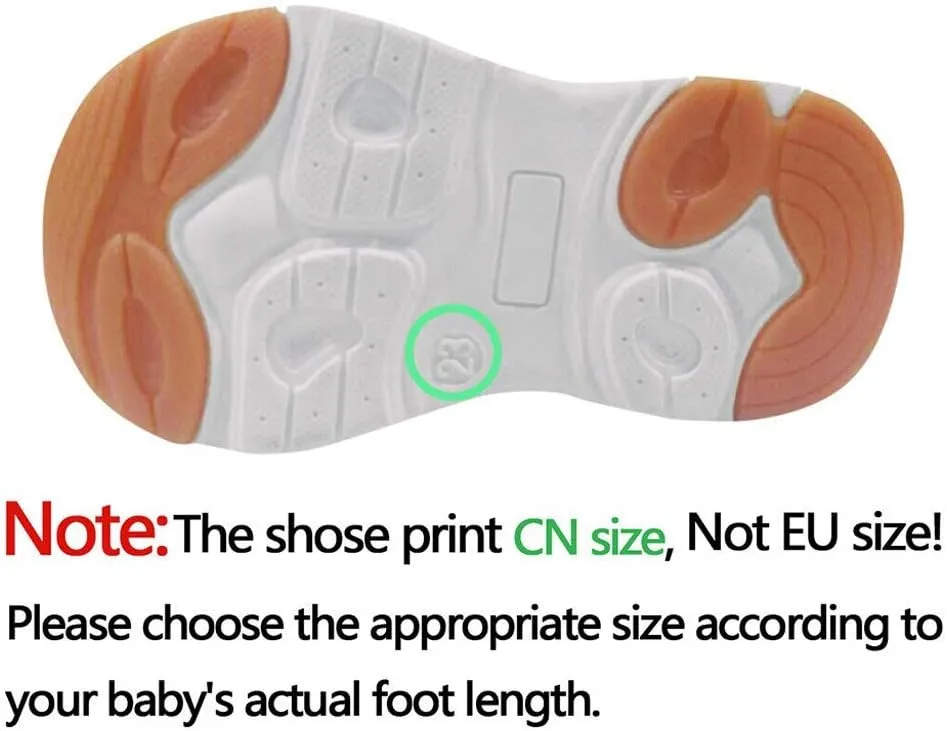 sfdgfhyf 0 to 18 Months Children Sport Shoes Leather Sneaker Shoes Boys Sole Baby -Slip Girls Soft Infant Rubber Baby