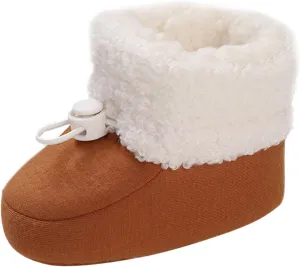 sfdgfhyf 0 to 18 Months Soft Sole Boots for Toddler Fashion Colorful Little Girls Winter Warm Kids Baby Knitted Pre Boots