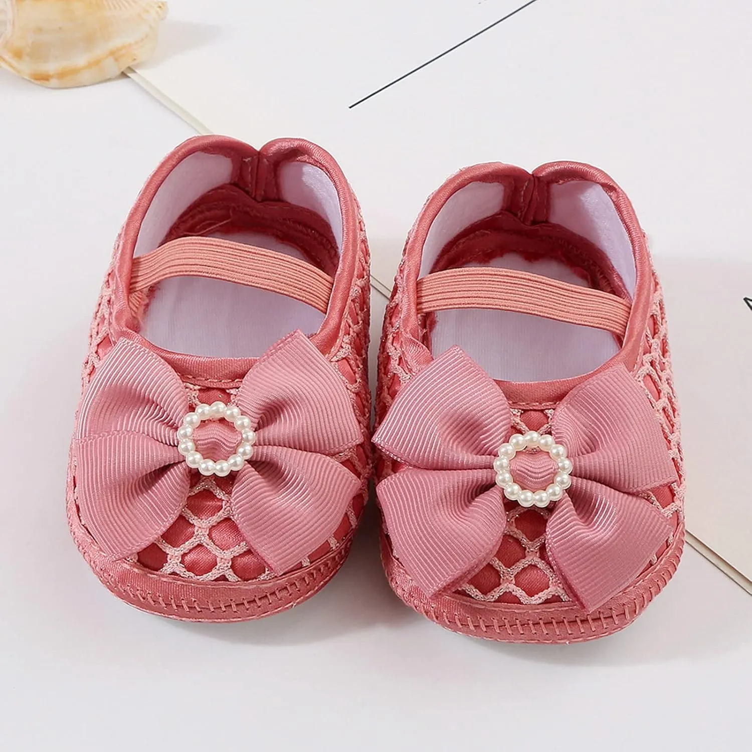 sfdgfhyf Children Low Heel Sneakers Baby Shoes Fashion Soft Sole Toddler Shoes Pearl Dress Flower Shoes Toddler Shoes