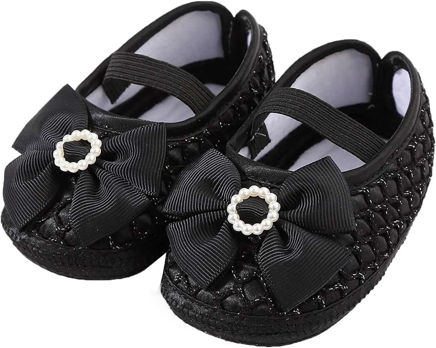 sfdgfhyf Children Low Heel Sneakers Baby Shoes Fashion Soft Sole Toddler Shoes Pearl Dress Flower Shoes Toddler Shoes