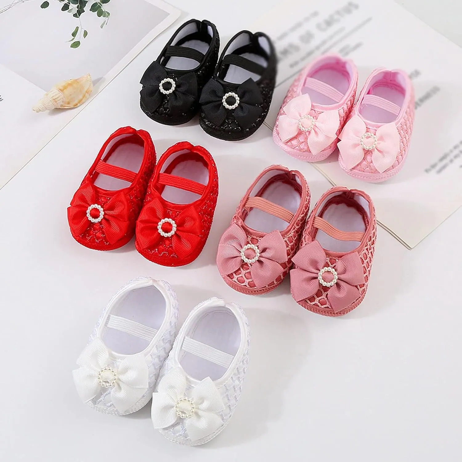 sfdgfhyf Children Low Heel Sneakers Baby Shoes Fashion Soft Sole Toddler Shoes Pearl Dress Flower Shoes Toddler Shoes