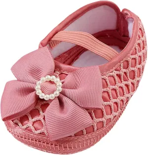 sfdgfhyf Children Low Heel Sneakers Baby Shoes Fashion Soft Sole Toddler Shoes Pearl Dress Flower Shoes Toddler Shoes