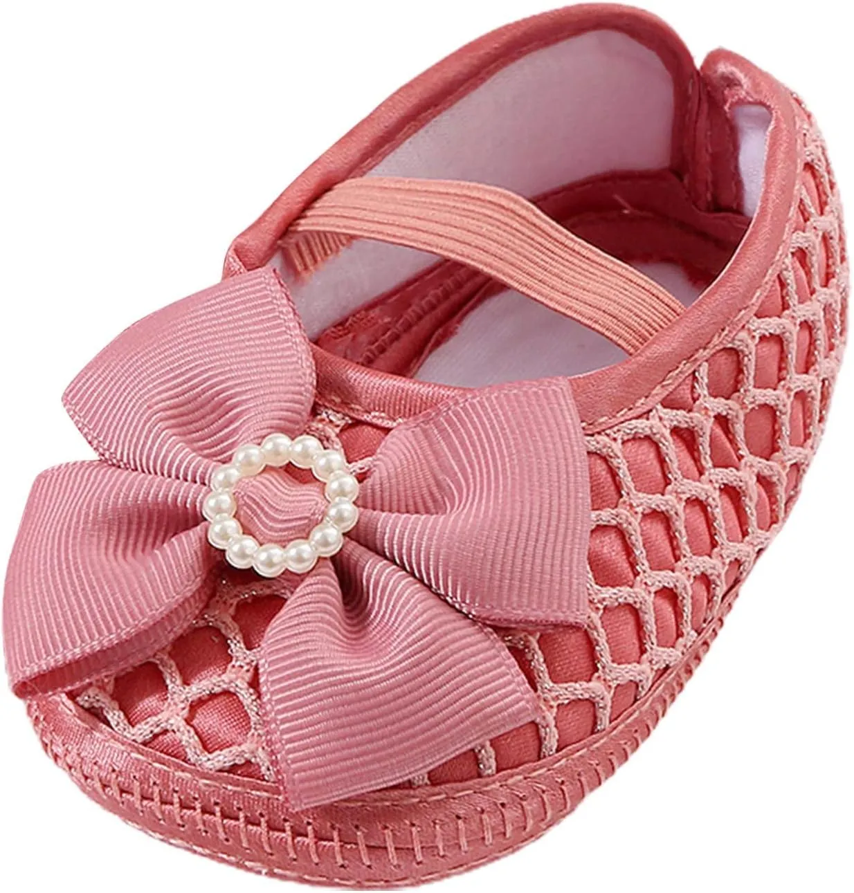 sfdgfhyf Children Low Heel Sneakers Baby Shoes Fashion Soft Sole Toddler Shoes Pearl Dress Flower Shoes Toddler Shoes