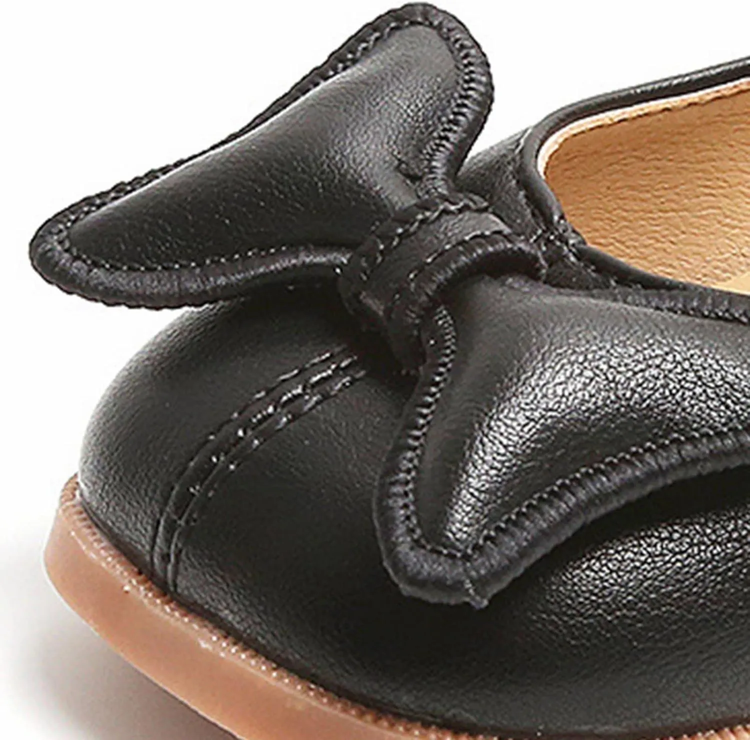 sfdgfhyf Kids House Shoes Kids Girls Dress Shoes Bow Tie Soft Bottom Shoes Summer Outdoor Soft Rubber Sole Flat Shoes
