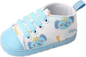 sfdgfhyf Summer Children Round Toe Shoes Infant Toddler Shoes Boys And Girls Sports Canvas Cute Cartoon Pattern Lace Up