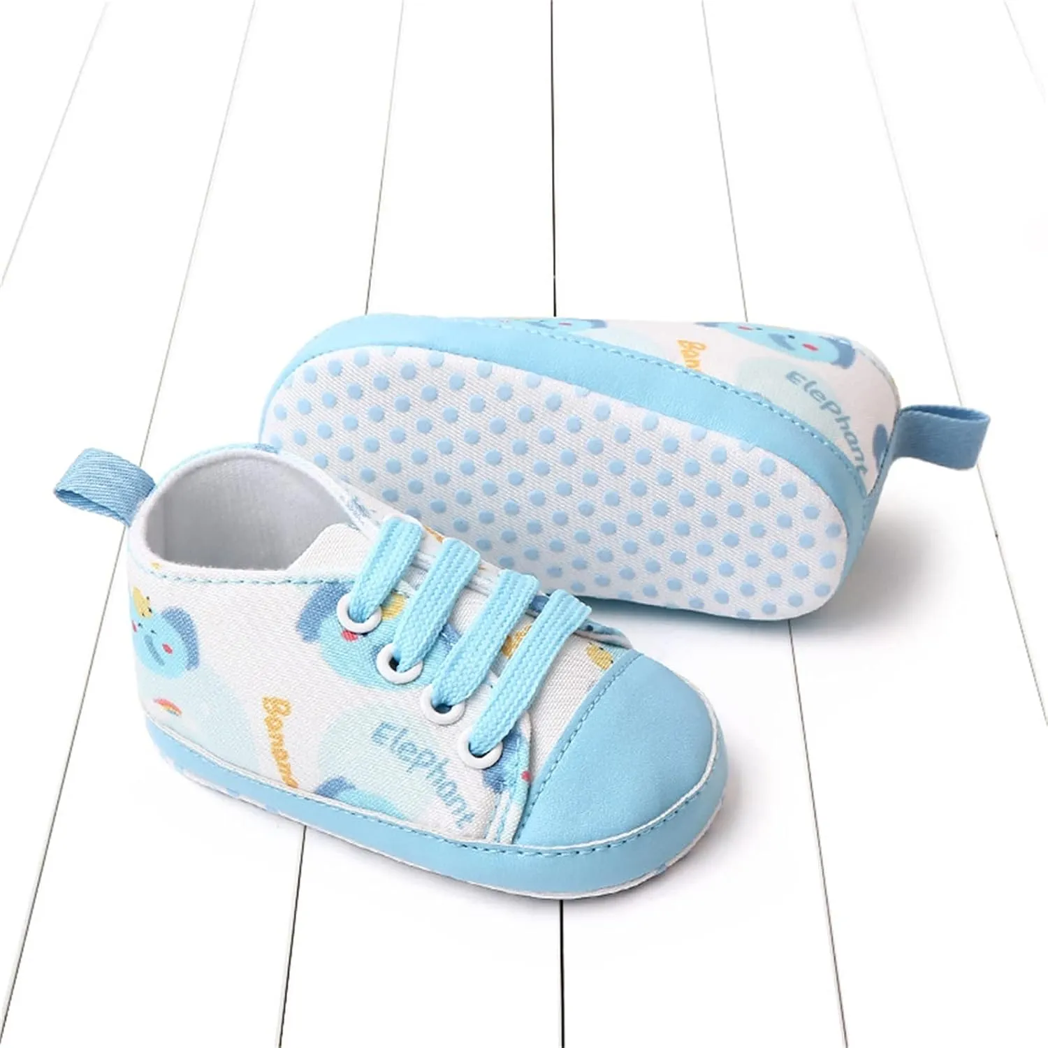 sfdgfhyf Summer Children Round Toe Shoes Infant Toddler Shoes Boys And Girls Sports Canvas Cute Cartoon Pattern Lace Up