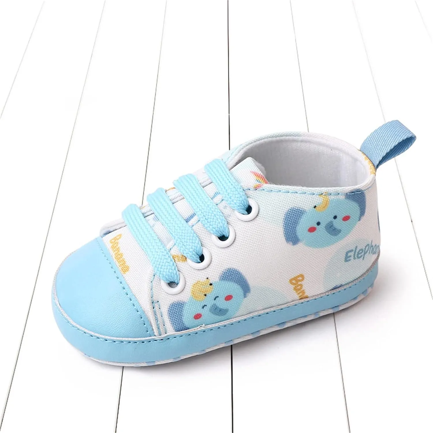 sfdgfhyf Summer Children Round Toe Shoes Infant Toddler Shoes Boys And Girls Sports Canvas Cute Cartoon Pattern Lace Up